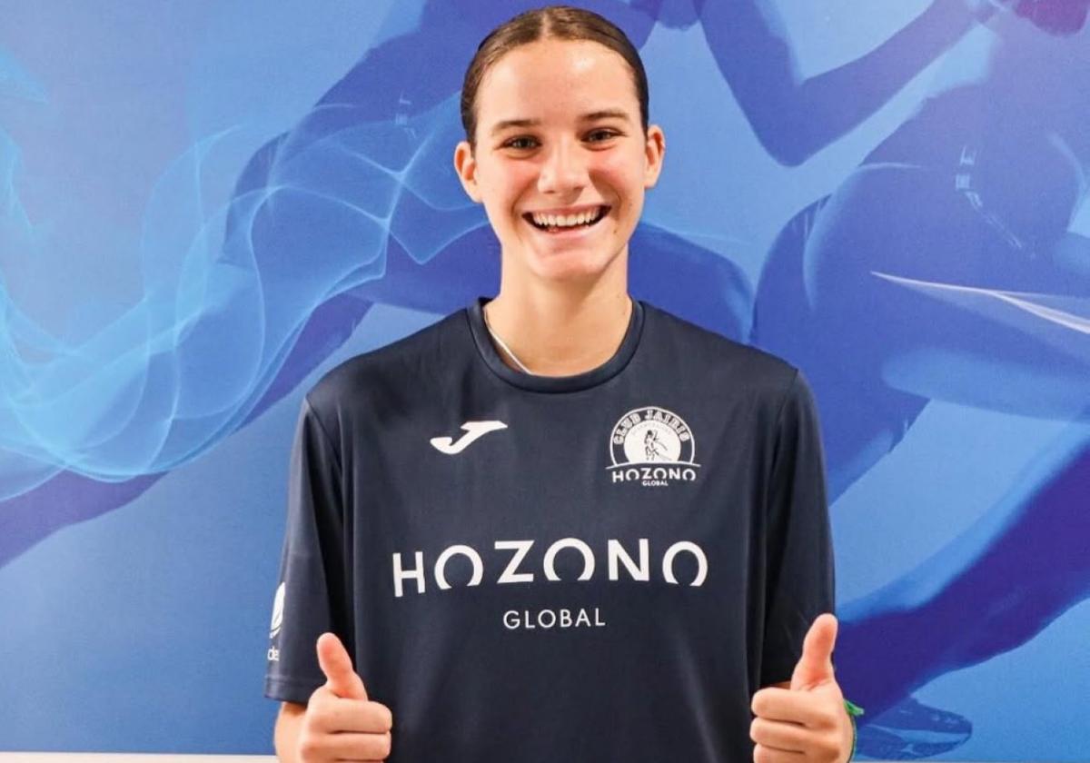 Julia Blancafort, jugadora murciana que está con la sub-17.