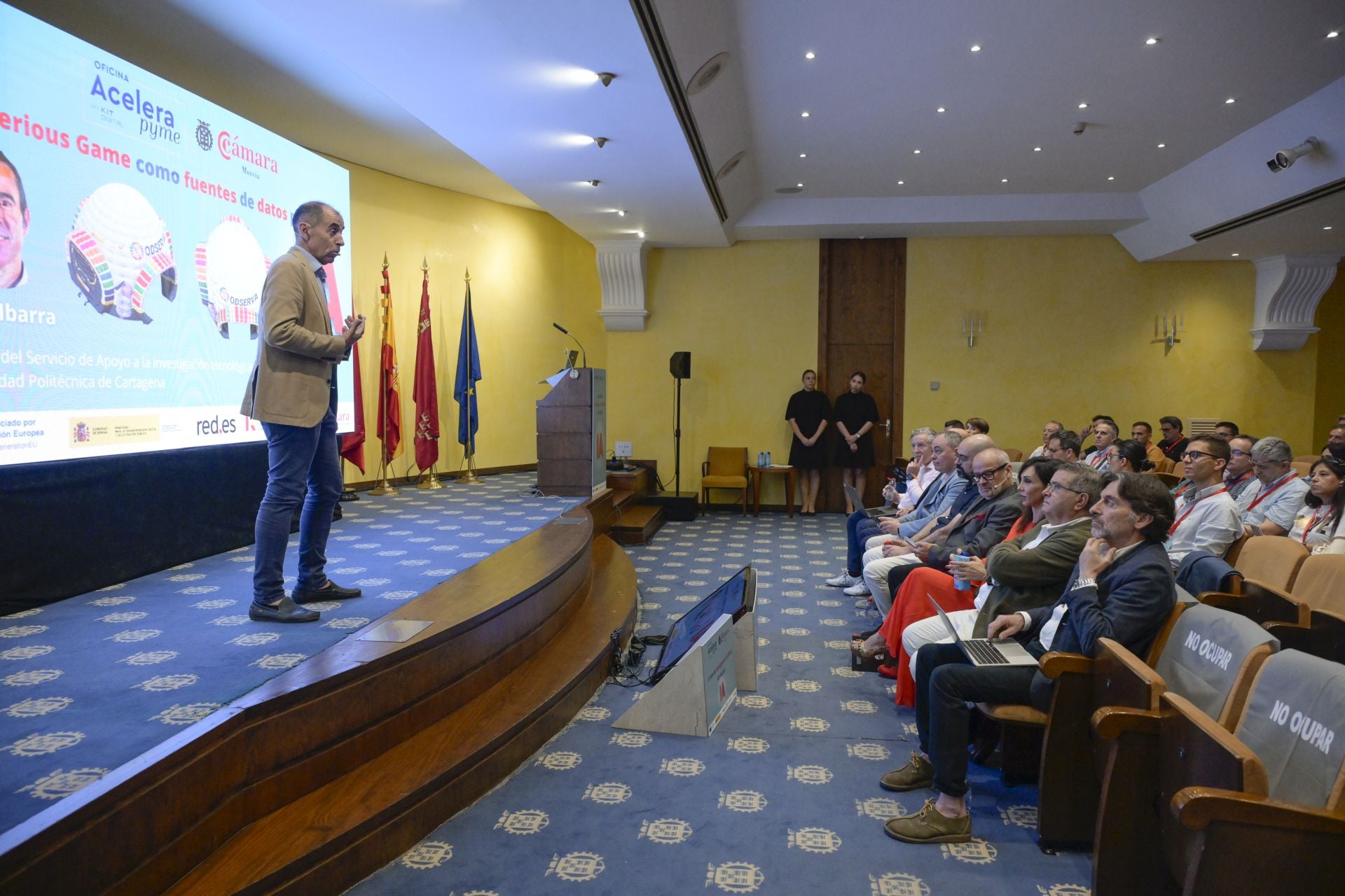 El evento sobre inteligencia artificial en la Cámara de Comercio de Murcia, en imágenes
