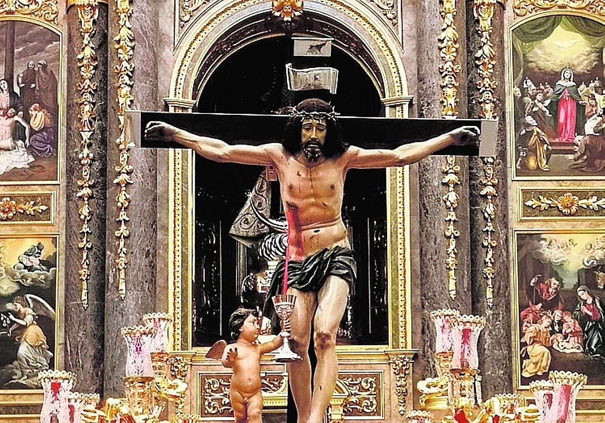 Imagen de archivo del Cristo de la Sangre.