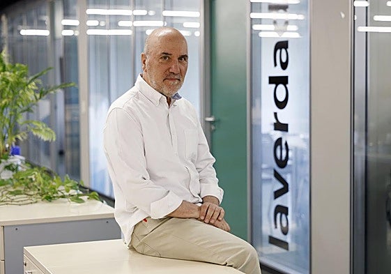 José Luis Álvarez-Castellanos, en la redacción de LA VERDAD.