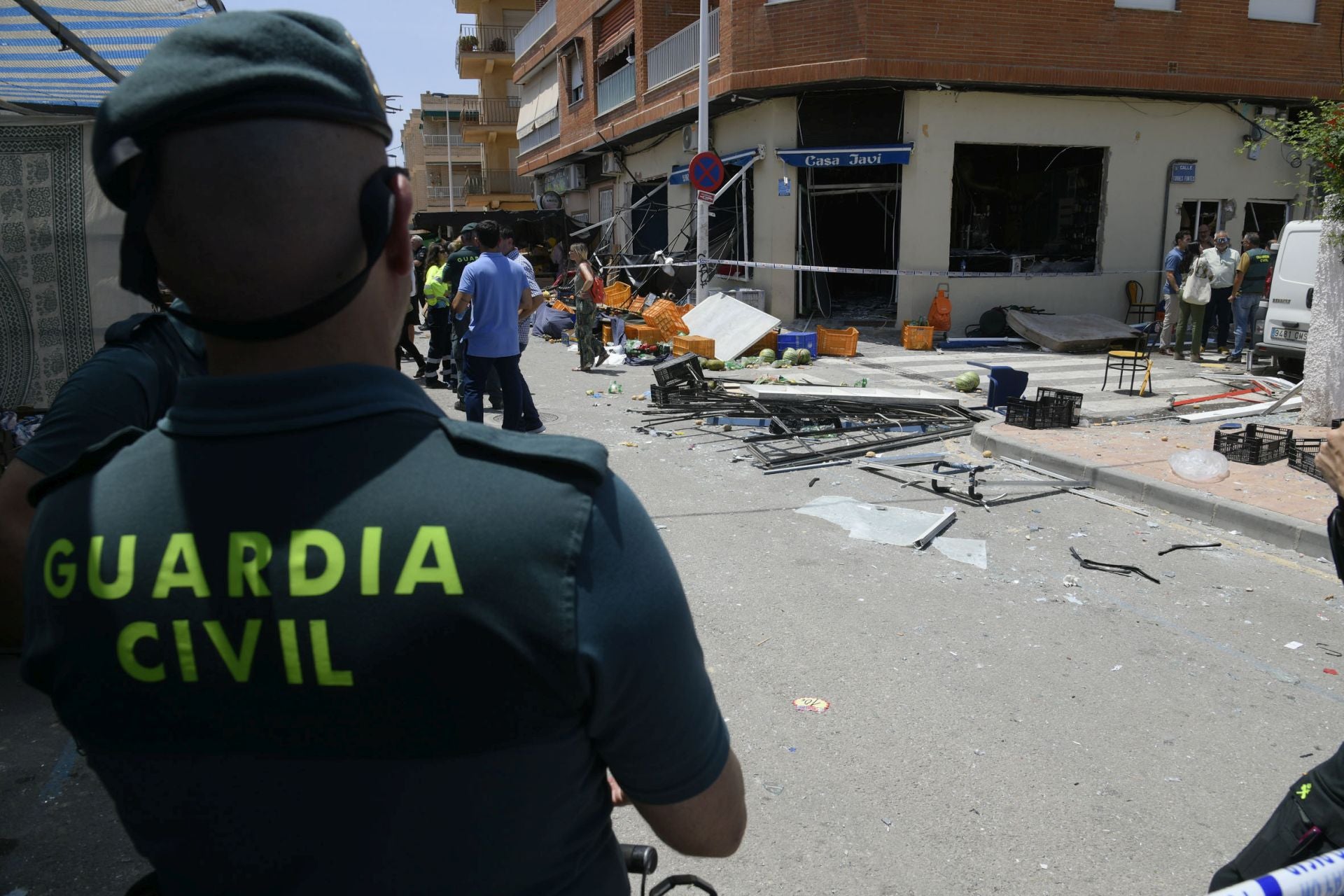 Explosión de gas en un bar de Lo Pagán, en imágenes