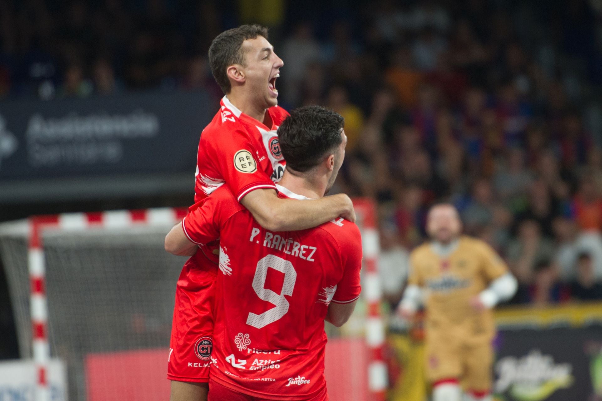 Las imágenes del Barcelona-Jimbee (2-3)