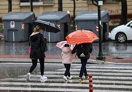 Lluvia en la Región de Murcia, en una imagen de archivo.