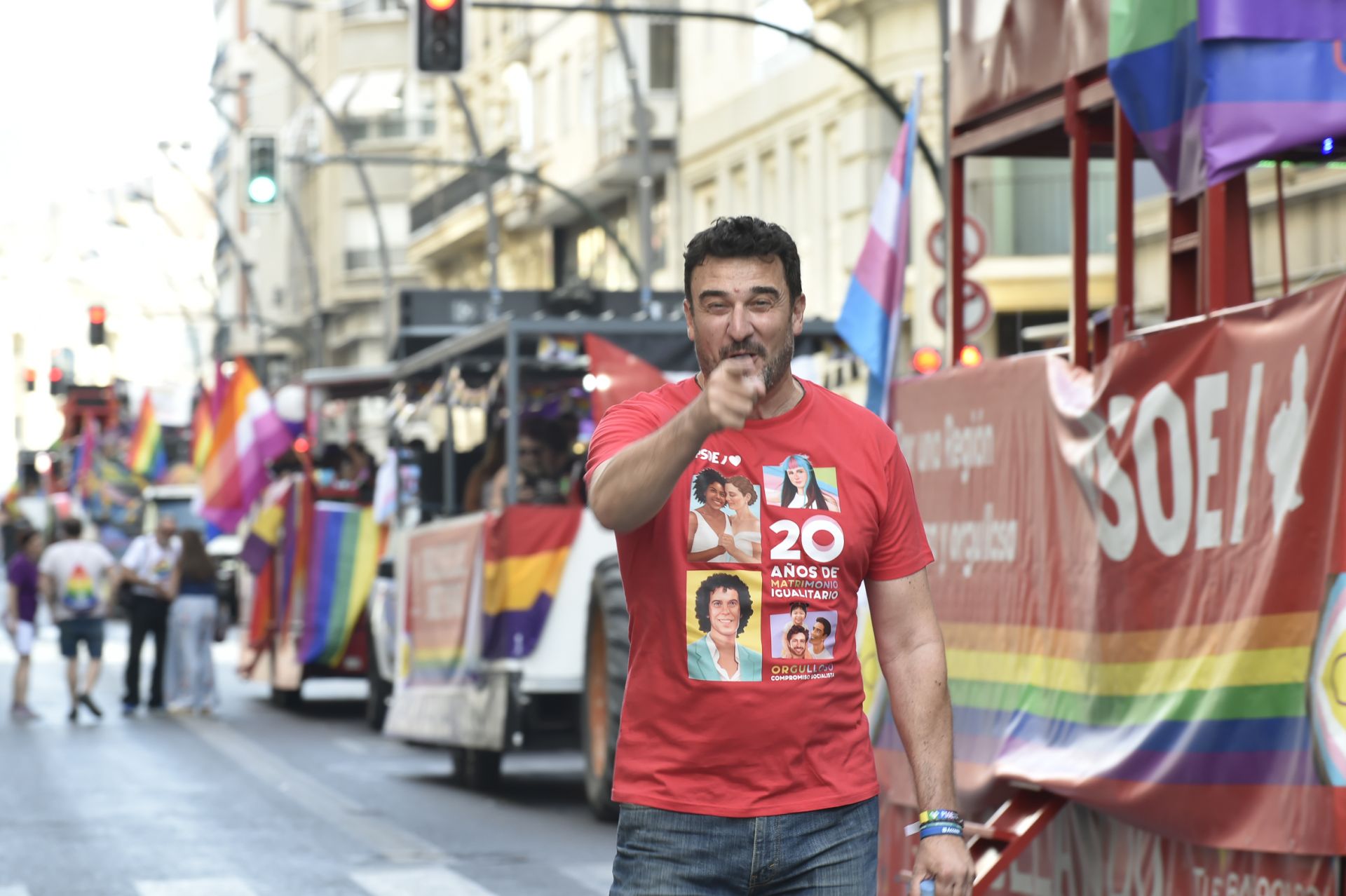 En imágenes, el desfile del Orgullo en Murcia