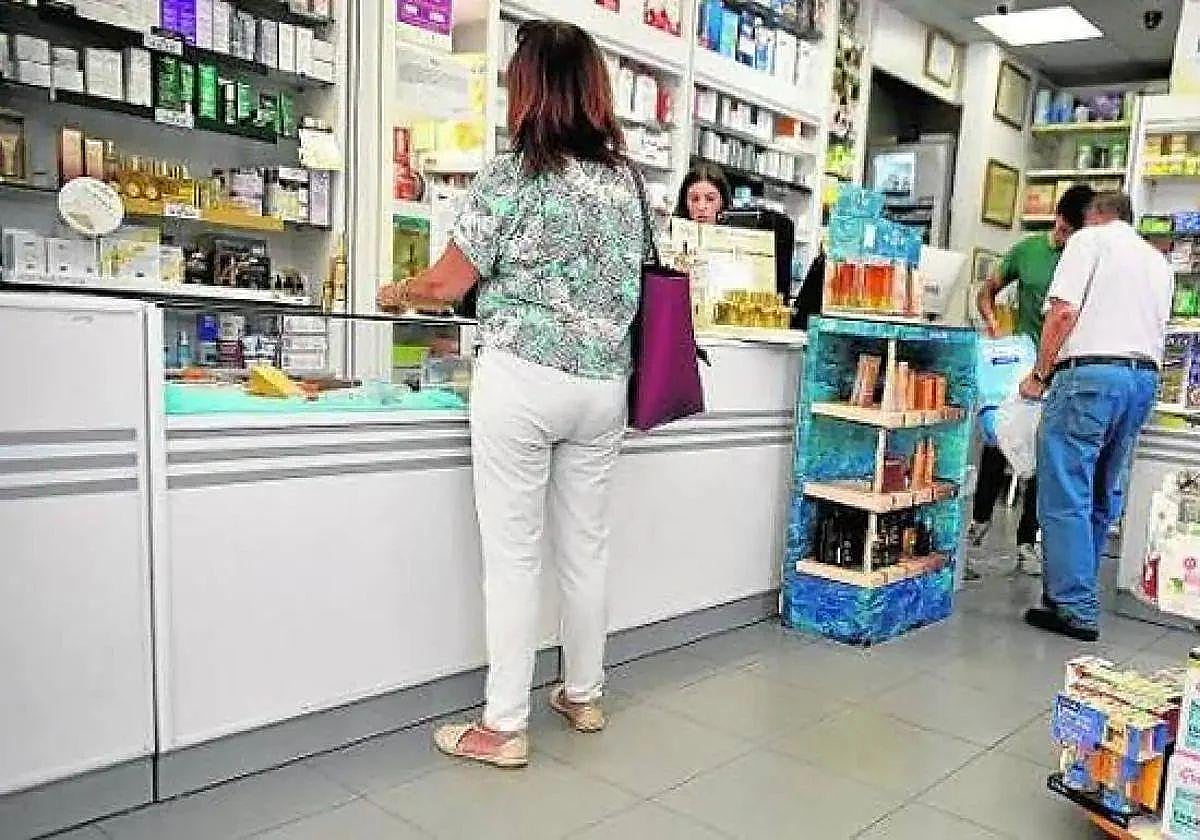 Imagen de archivo de una farmacia.