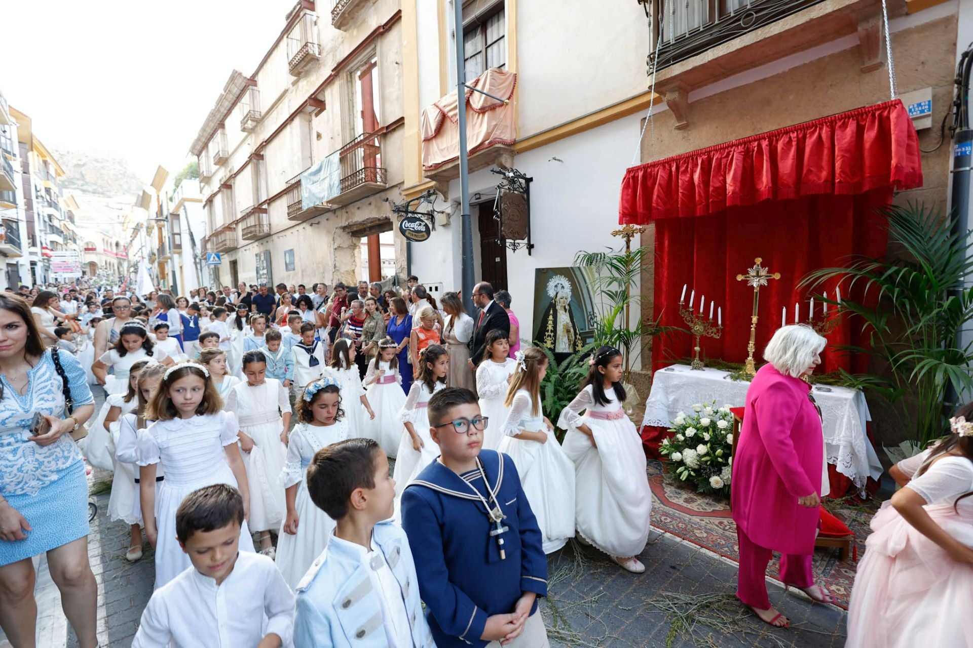 El Corpus llena de tradición el casco viejo de Lorca