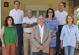 Alfonso Fernández. José Martín Robles, Juan Pedro Navarro, Inés Abril, Maritina Picón, Anto Martínez y Jesús López.