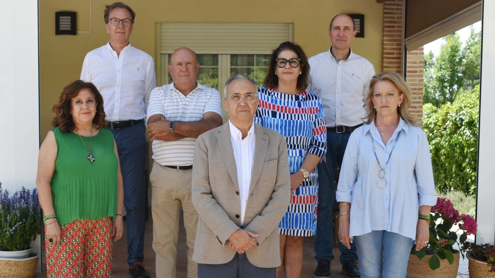 Alfonso Fernández. José Martín Robles, Juan Pedro Navarro, Inés Abril, Maritina Picón, Anto Martínez y Jesús López.