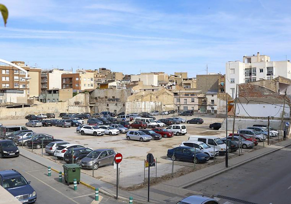 Solar donde está previsto construir el centro de salud de San Cristóbal.