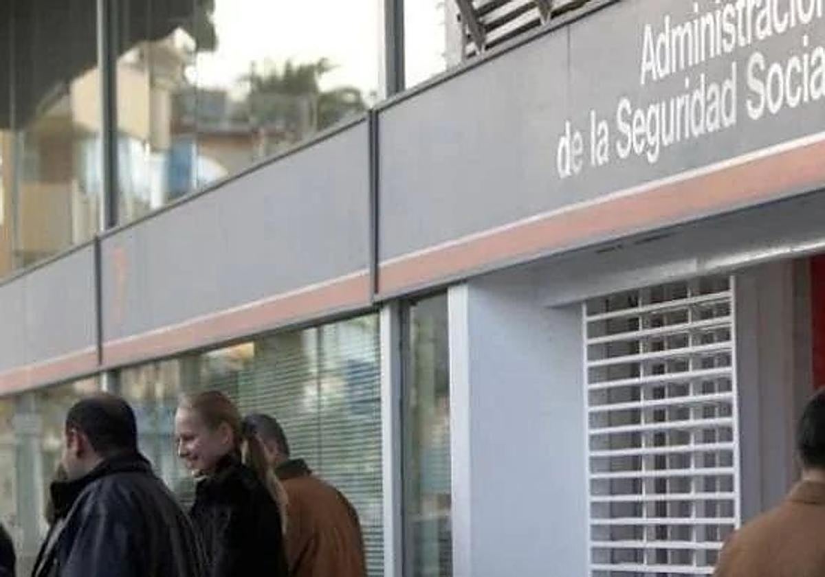 Imagen de archivo de una oficina de la Seguridad Social.