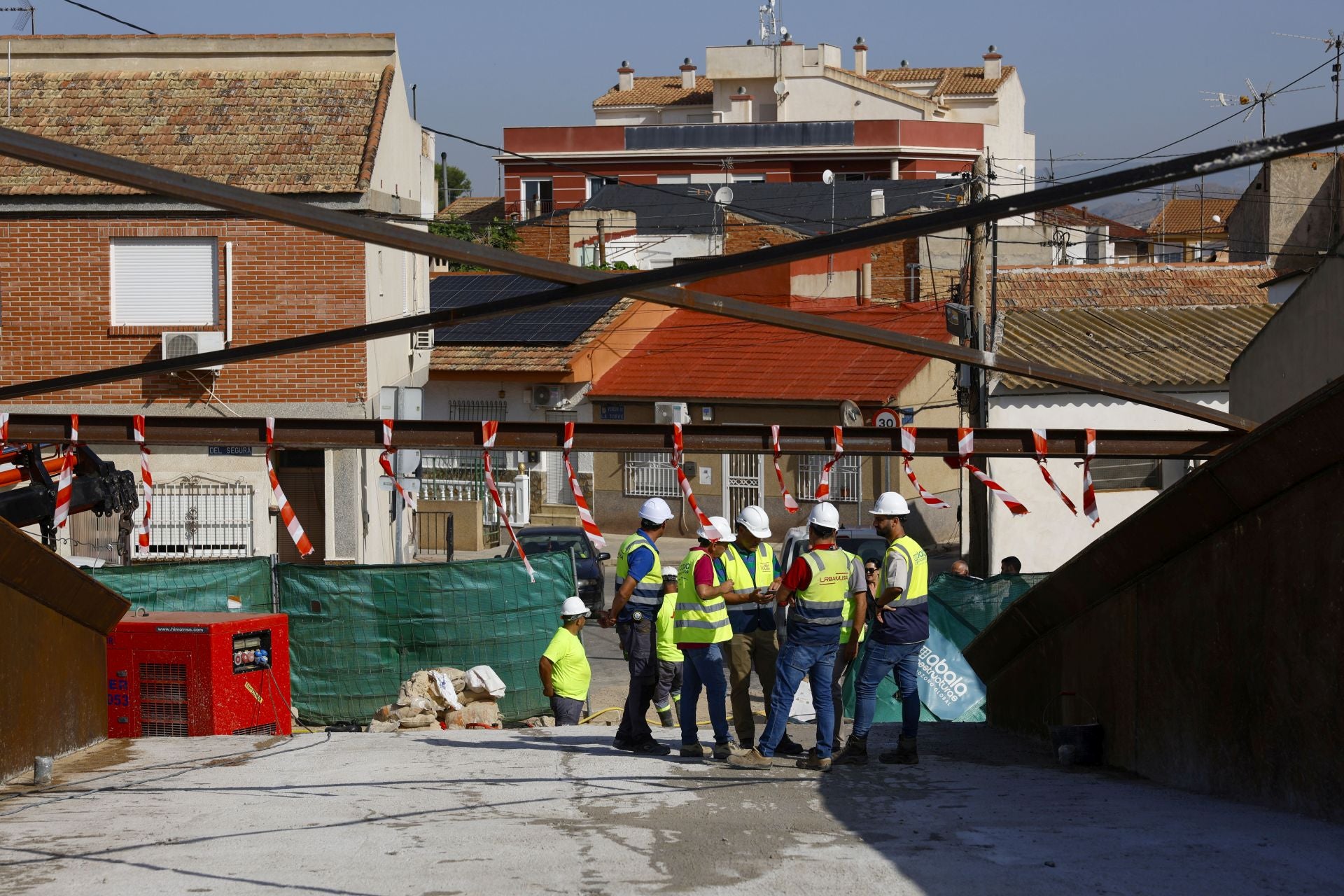 Las obras del puente de El Raal de Murcia, en imágenes