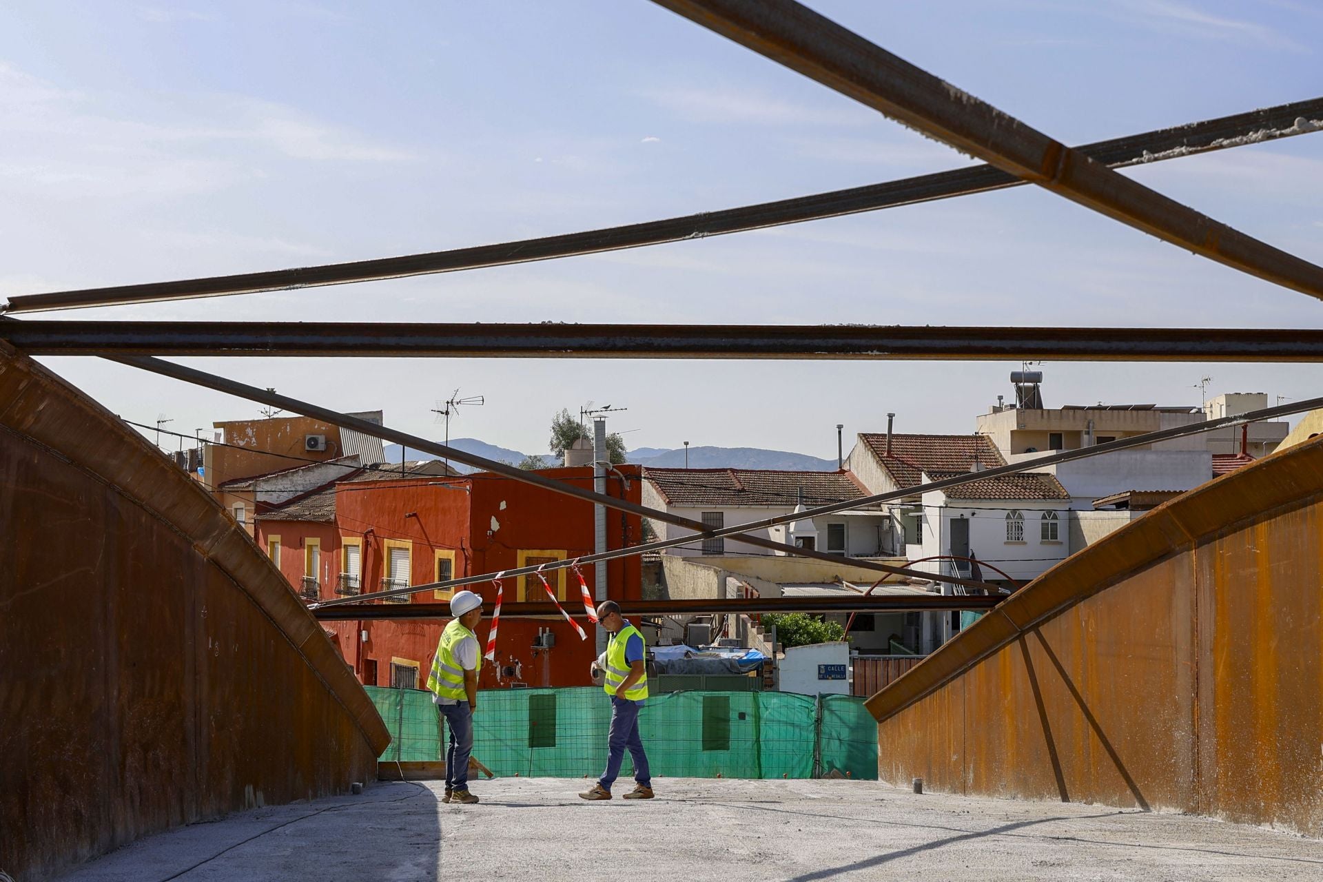 Las obras del puente de El Raal de Murcia, en imágenes