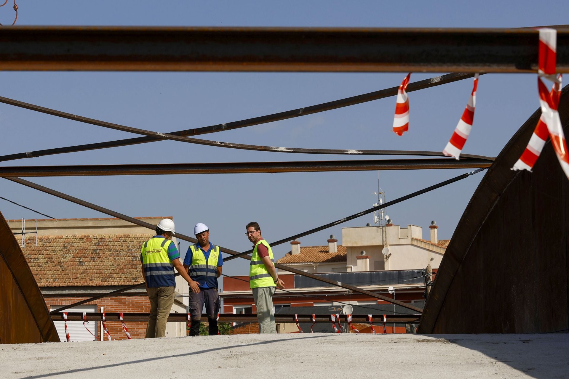 Las obras del puente de El Raal de Murcia, en imágenes