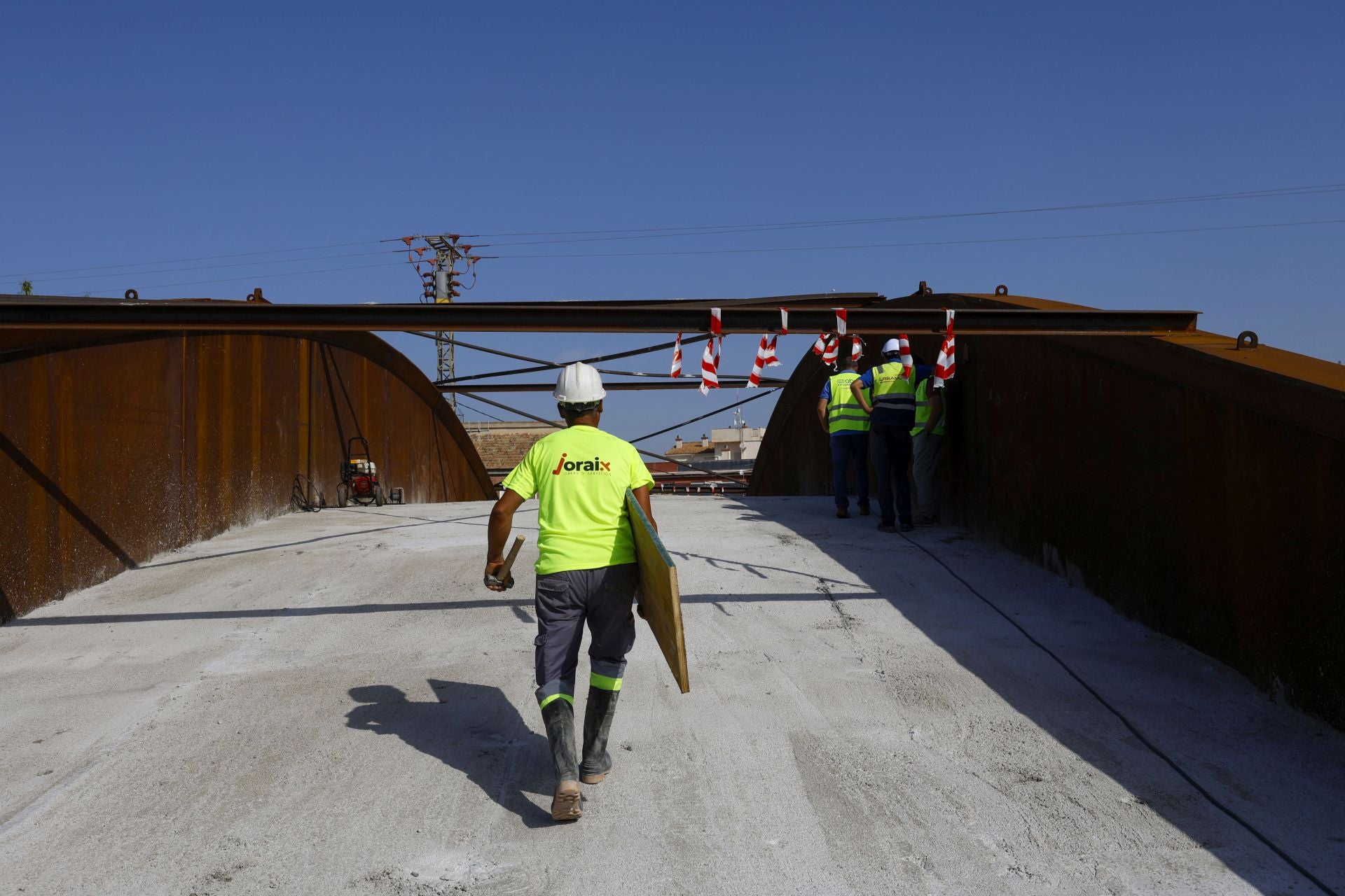 Las obras del puente de El Raal de Murcia, en imágenes