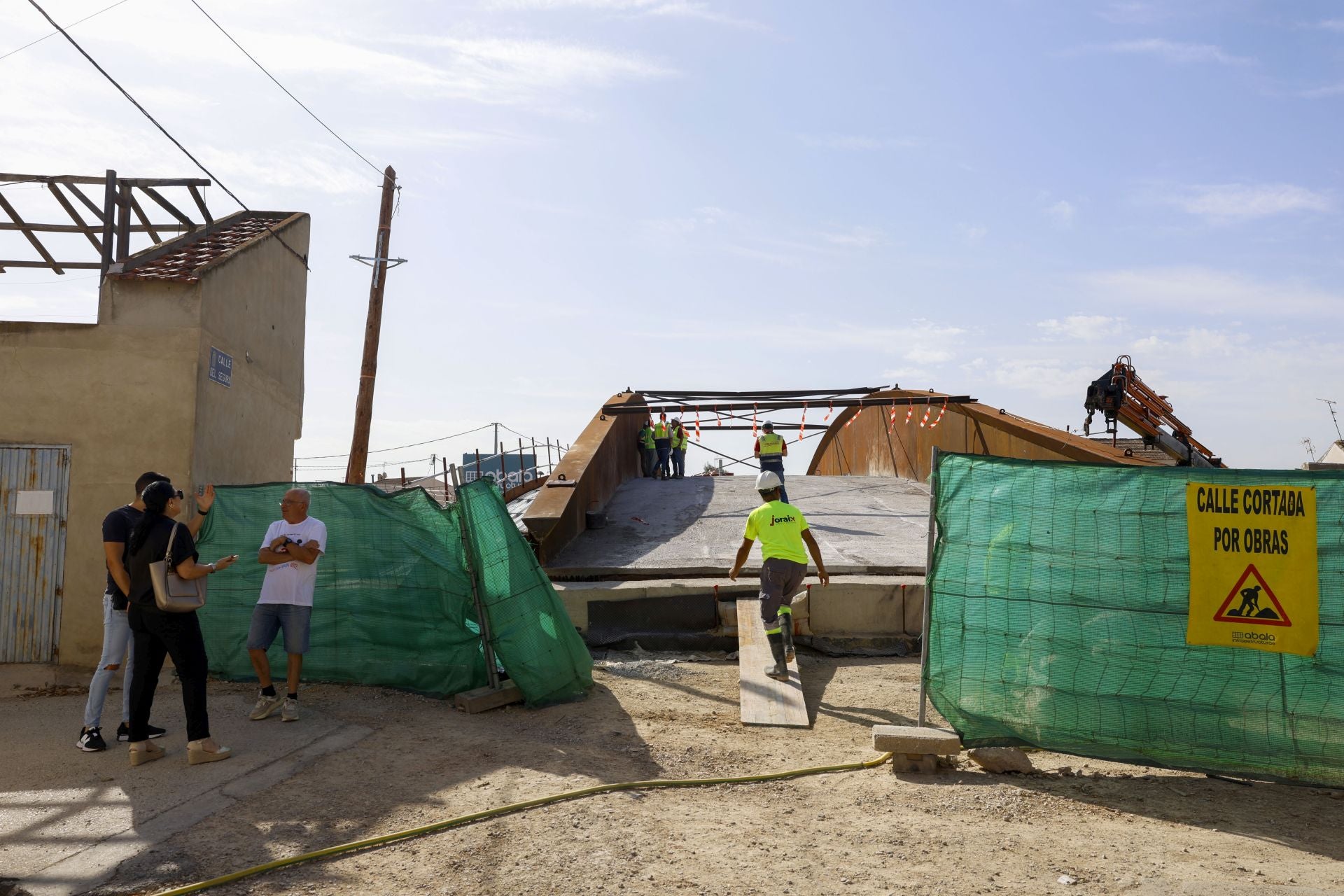 Las obras del puente de El Raal de Murcia, en imágenes