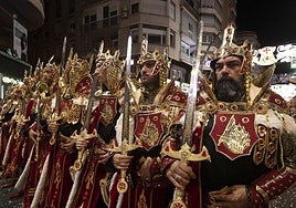 El desfile de Moros y Cristanos de Murcia en 2023.
