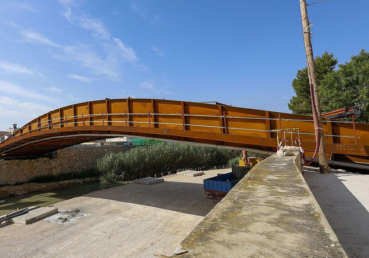 Las obras del puente de El Raal de Murcia, en imágenes