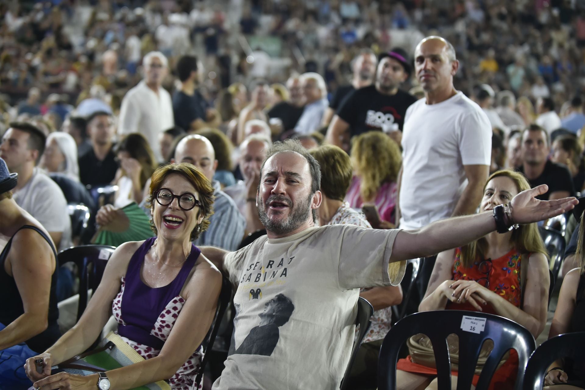 Concierto de Joaquín Sabina en Murcia, en imágenes