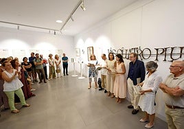Inauguración de la exposición que homenajea a 'Las Cuatro Plumas' de Águilas, en imágenes