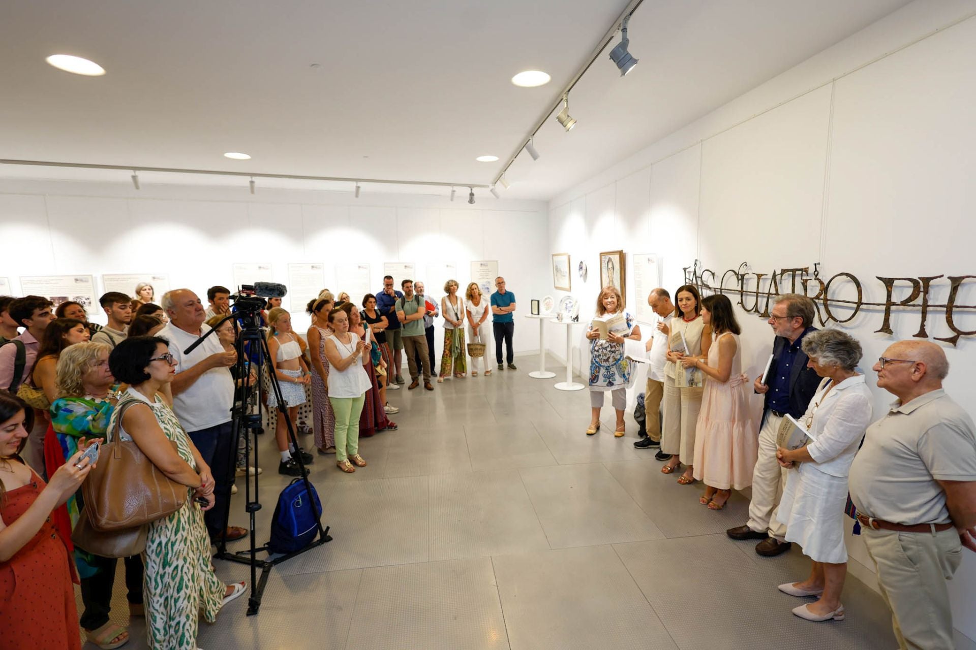Inauguración de la exposición que homenajea a &#039;Las Cuatro Plumas&#039; de Águilas, en imágenes