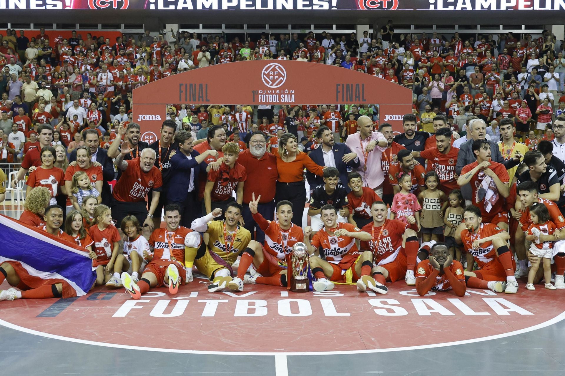 La victoria del Jimbee ante el Barcelona, en imágenes