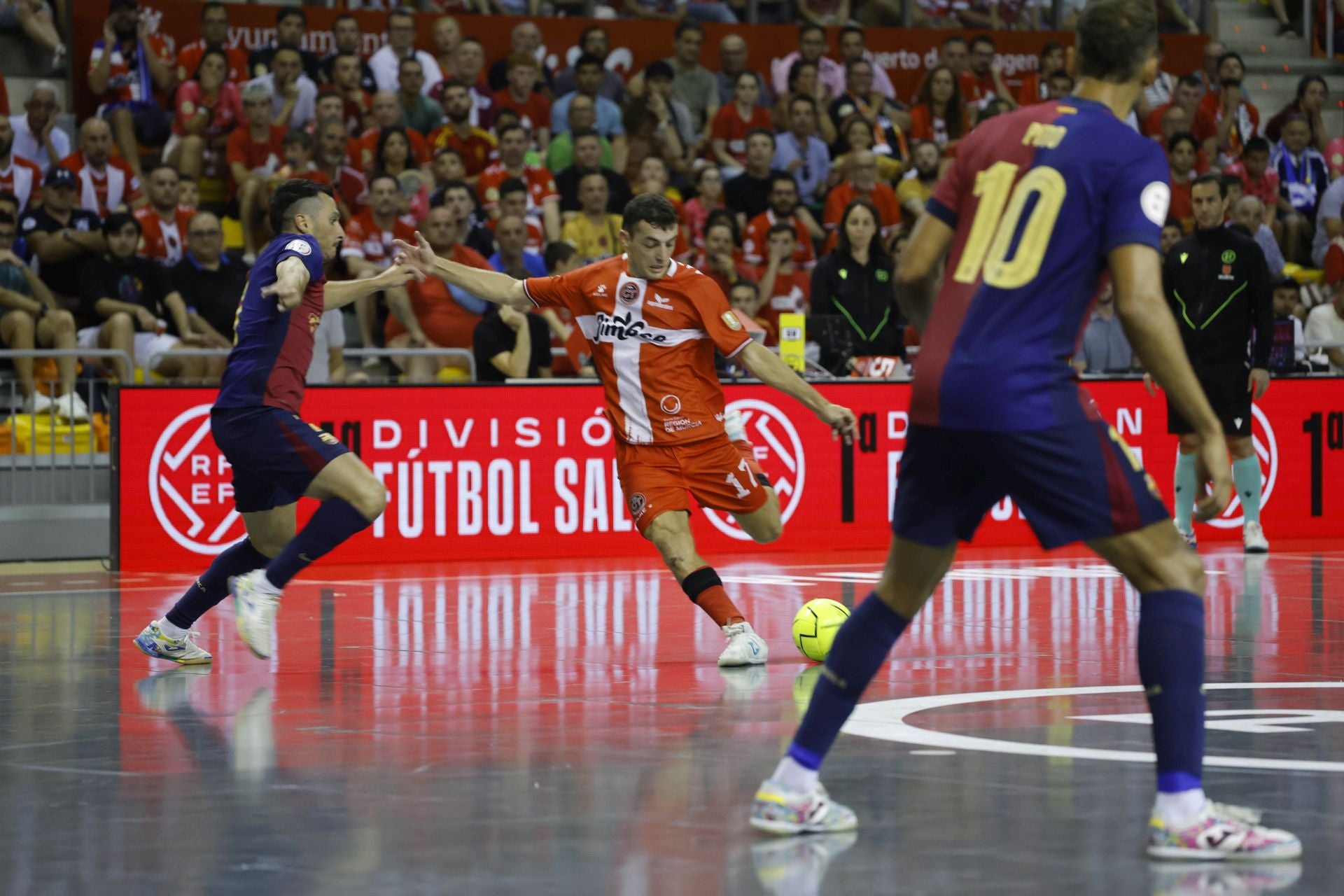 La victoria del Jimbee ante el Barcelona, en imágenes