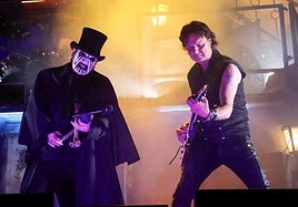 King Diamond durante su actuación en el Rock Imperium.