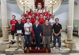 Recepción en el Ayuntamiento de Cartagena al Jimbee campeón, en imágenes