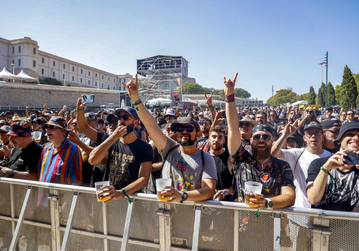 Imagen de los asistentes al Rock Imperium.