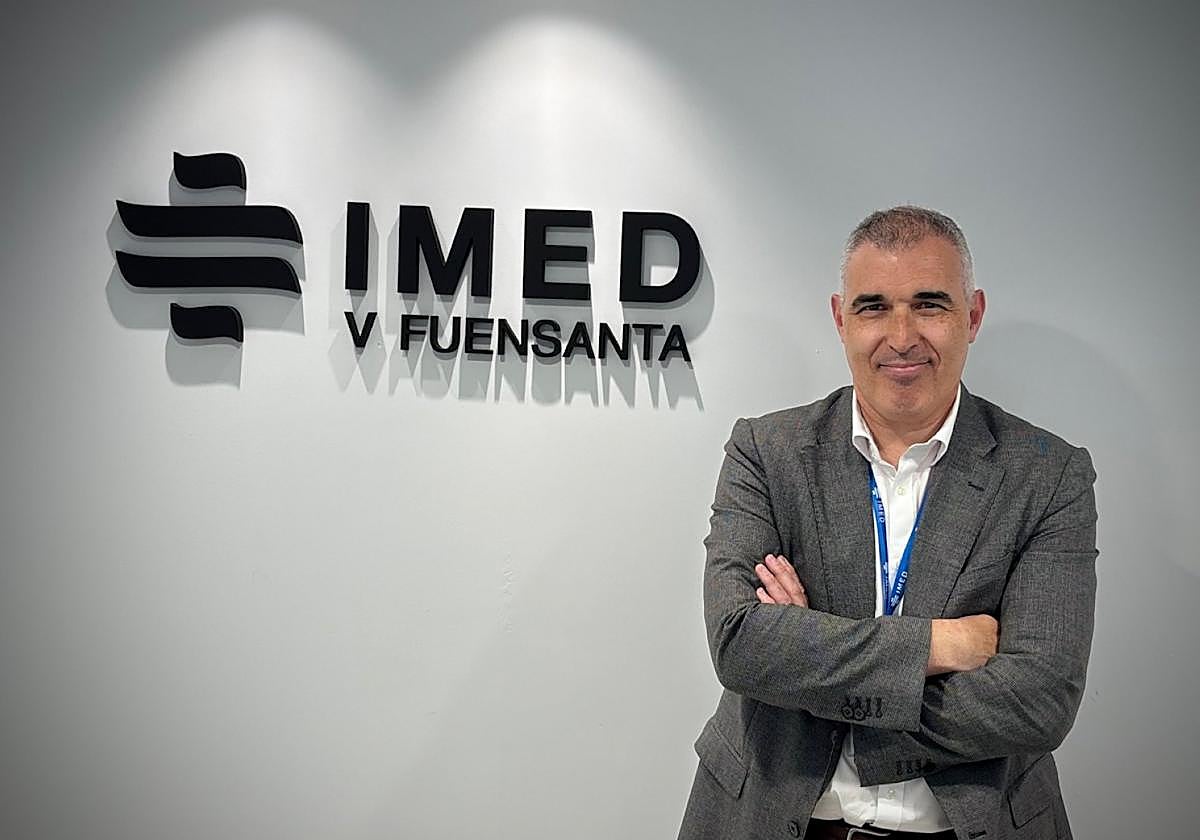 El gerente de IMED Virgen de la Fuensanta, Óscar Martínez Sánchez.
