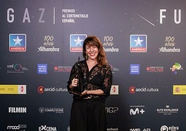 La actriz Eva Llorach en la gala del certamen, en Madrid.