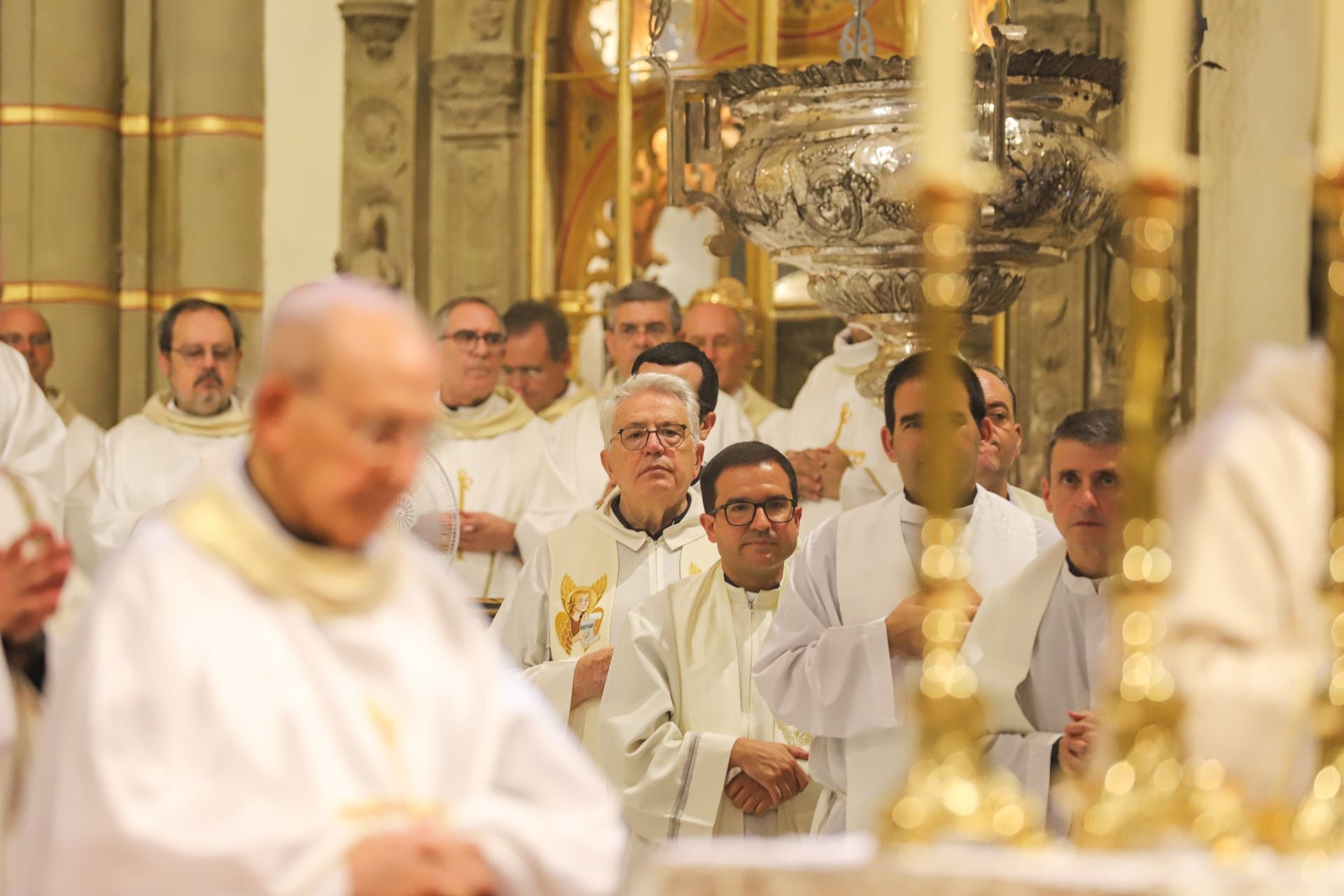 El obispo de la Diócesis de Cartagena celebra sus bodas de oro sacerdotales, en imágenes