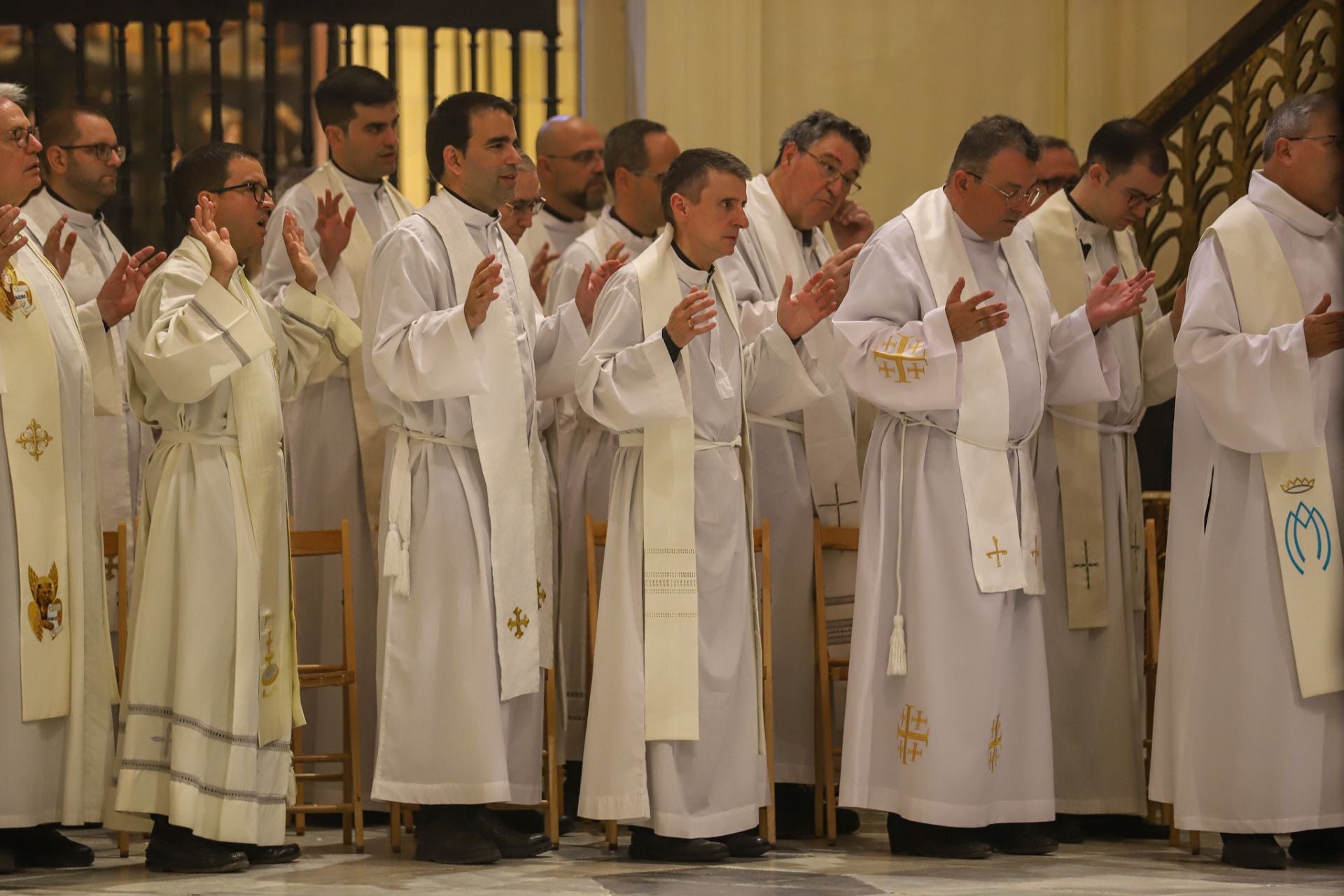 El obispo de la Diócesis de Cartagena celebra sus bodas de oro sacerdotales, en imágenes