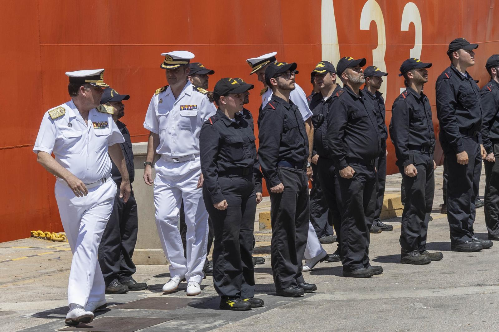 El regreso del Hespérides a Cartagena, en imágenes