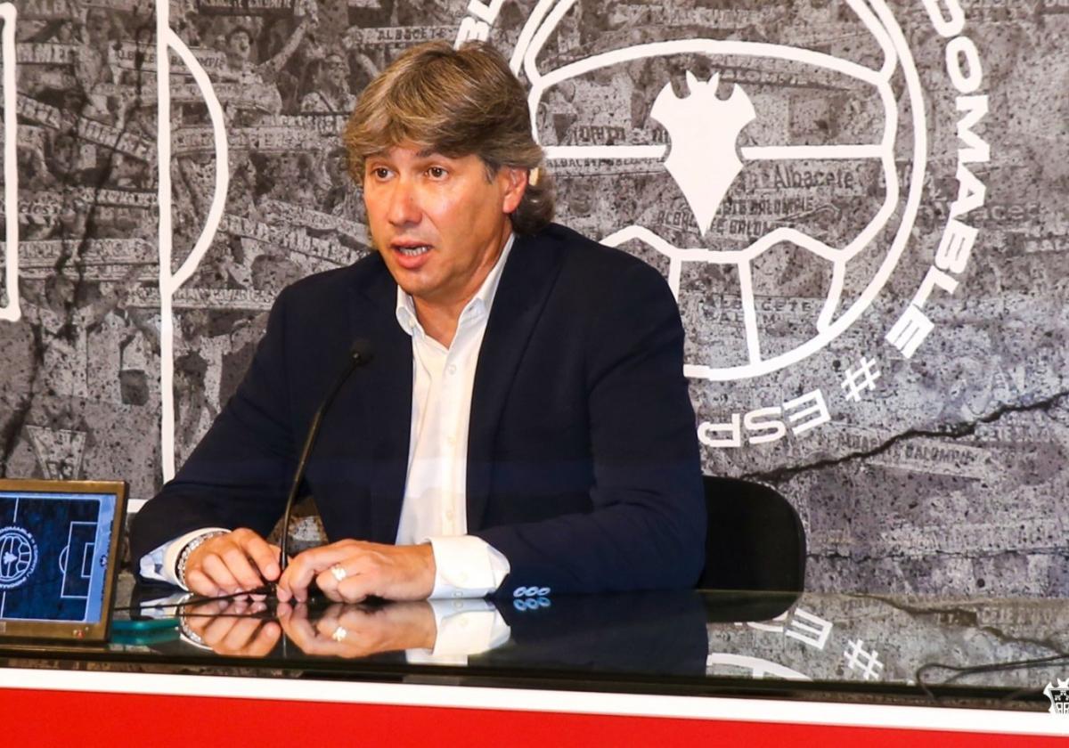 Alfonso Serrano, en su etapa en el Albacete Balompié.