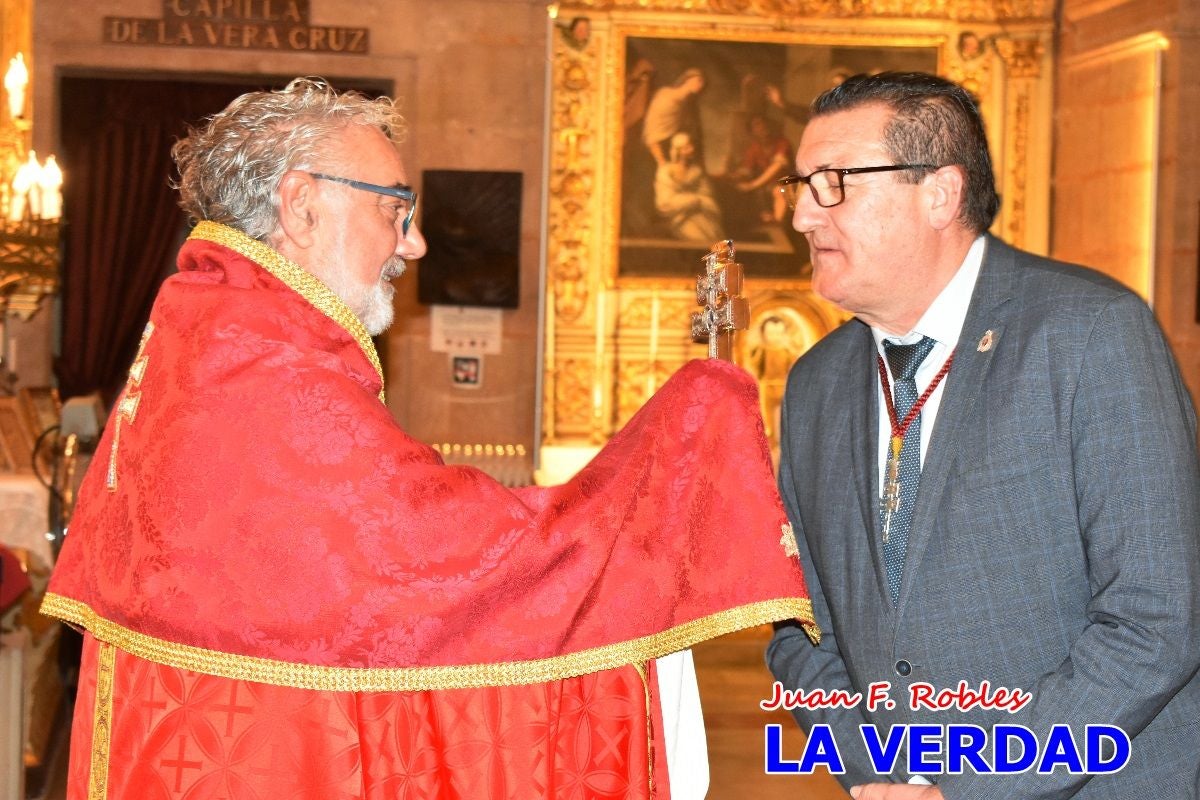 Imágenes del cabildo general de la Cofradía de la Vera Cruz en Caravaca