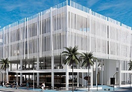 Recreación de La Plasa, obra que se financiará con este crédito.