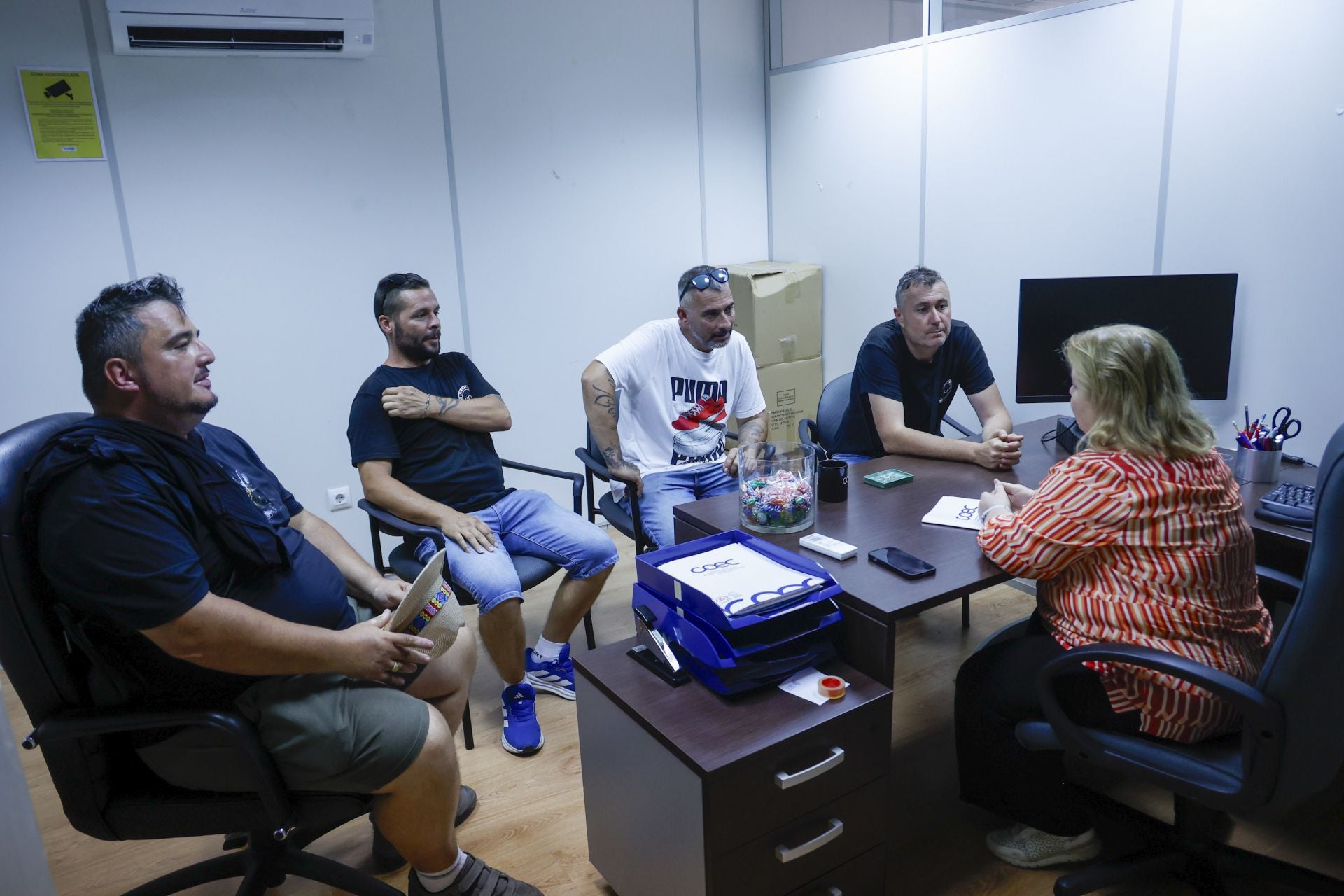 La protesta de los trabajadores de Navantia en Cartagena, en imágenes