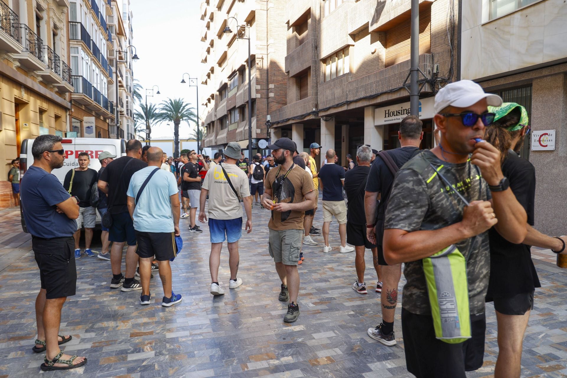 La protesta de los trabajadores de Navantia en Cartagena, en imágenes