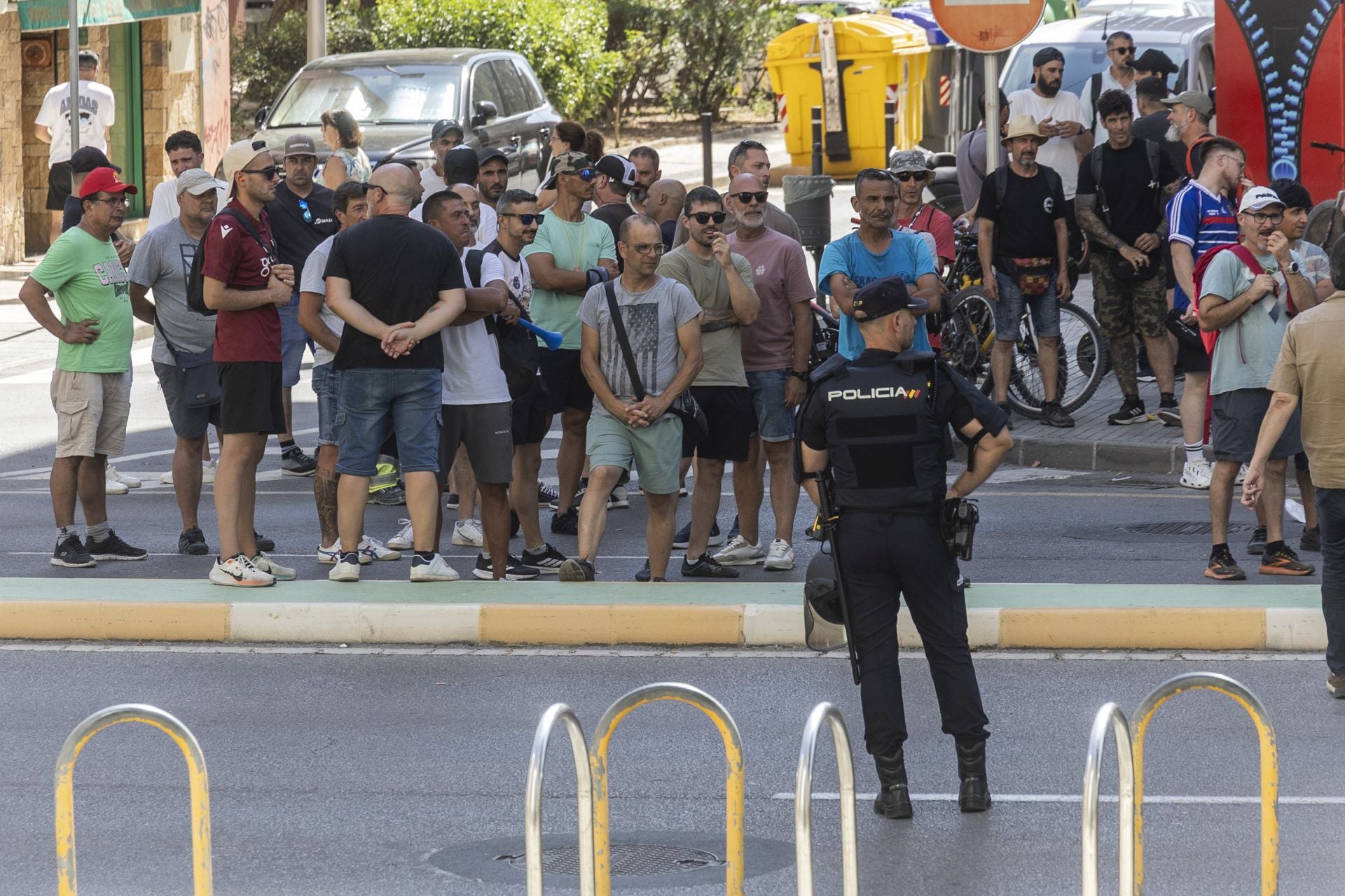 La manifestación de los trabajadores de Navantia, en imágenes