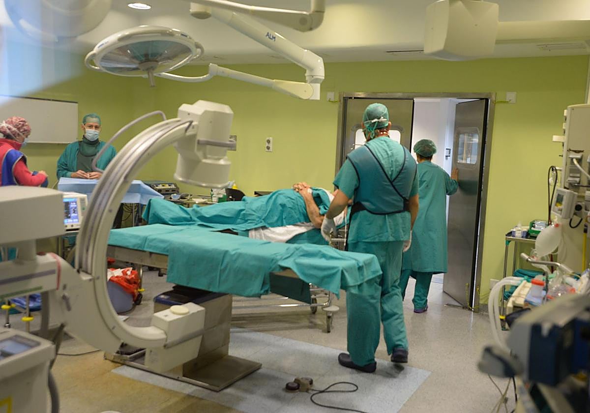 Imagen de archivo de un quirófano del Rosell.