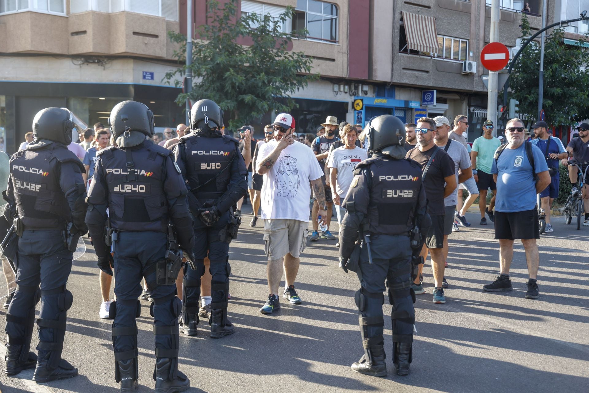 La manifestación de los trabajadores de Navantia, en imágenes