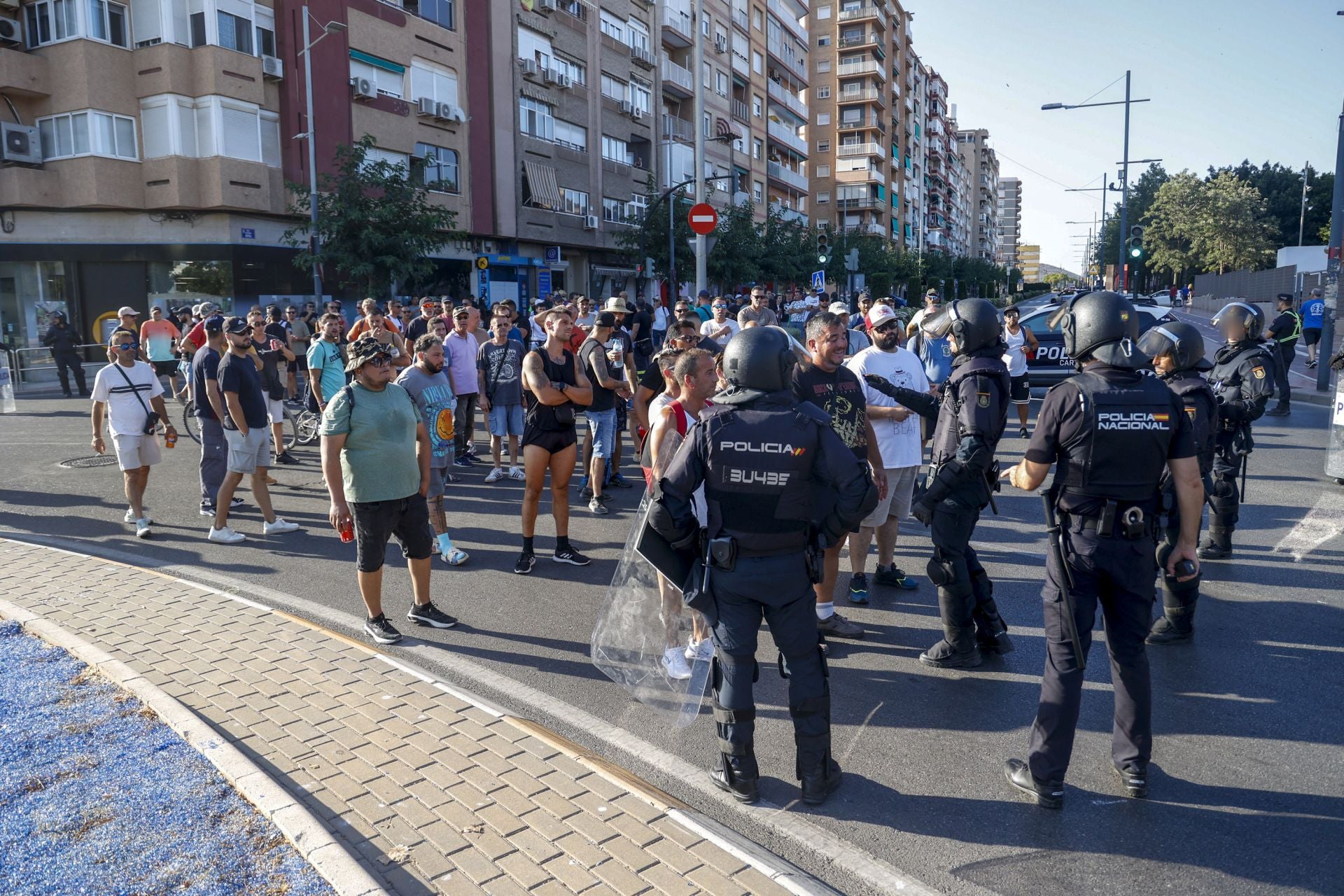 La manifestación de los trabajadores de Navantia, en imágenes