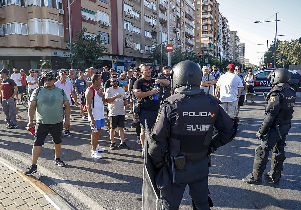 La manifestación de los trabajadores de Navantia, en imágenes