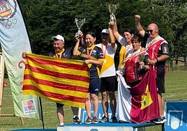 Equipo formado por Juan Antonio Martínez Rubio y la lorquina Ana Cano.