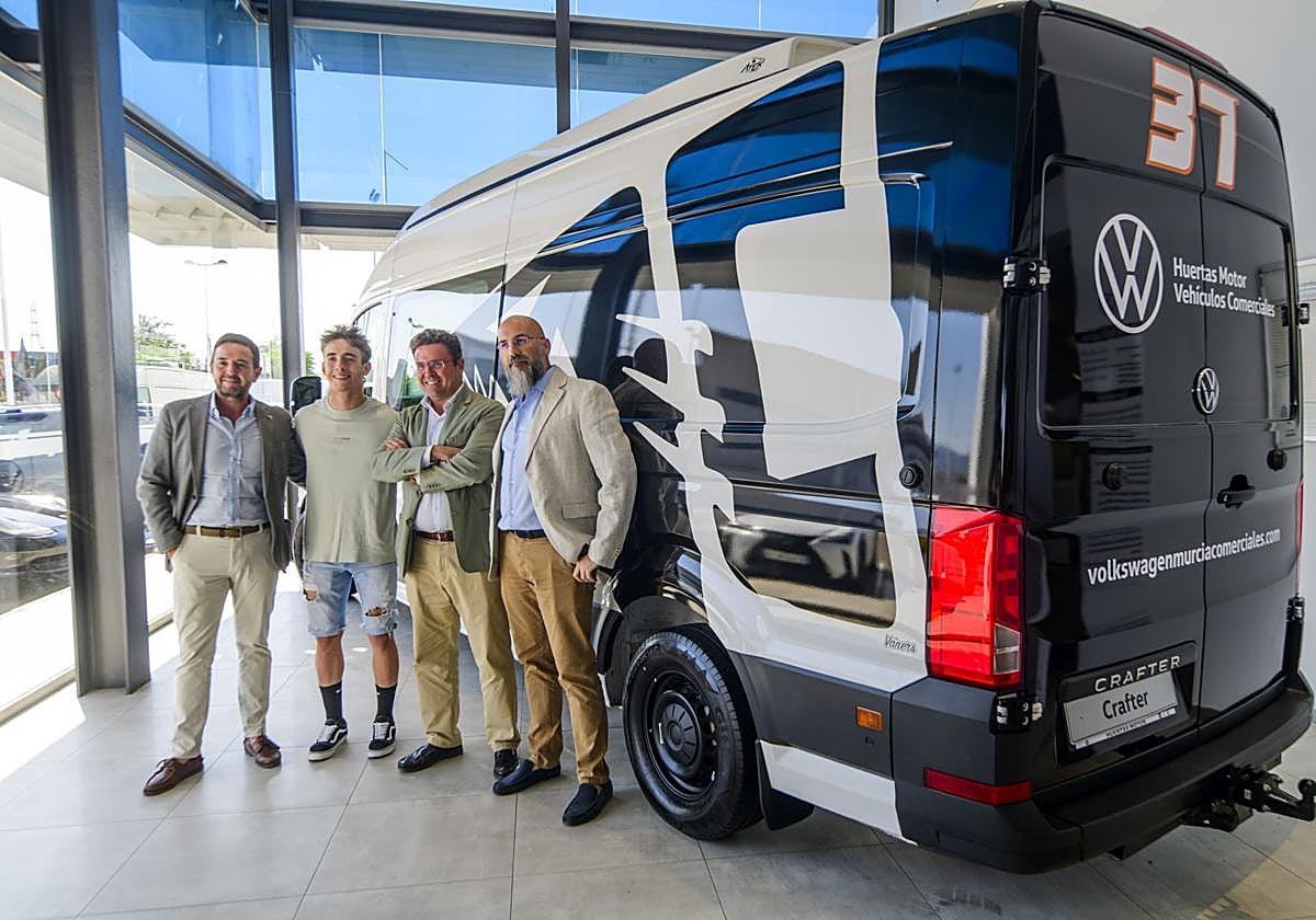 Enrique Ferrer, Pedro Acosta, Ginés Huertas y Bruno Olivença.