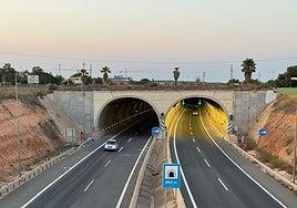 Reabren túnel AP-7 en Pilar de la Horadada.