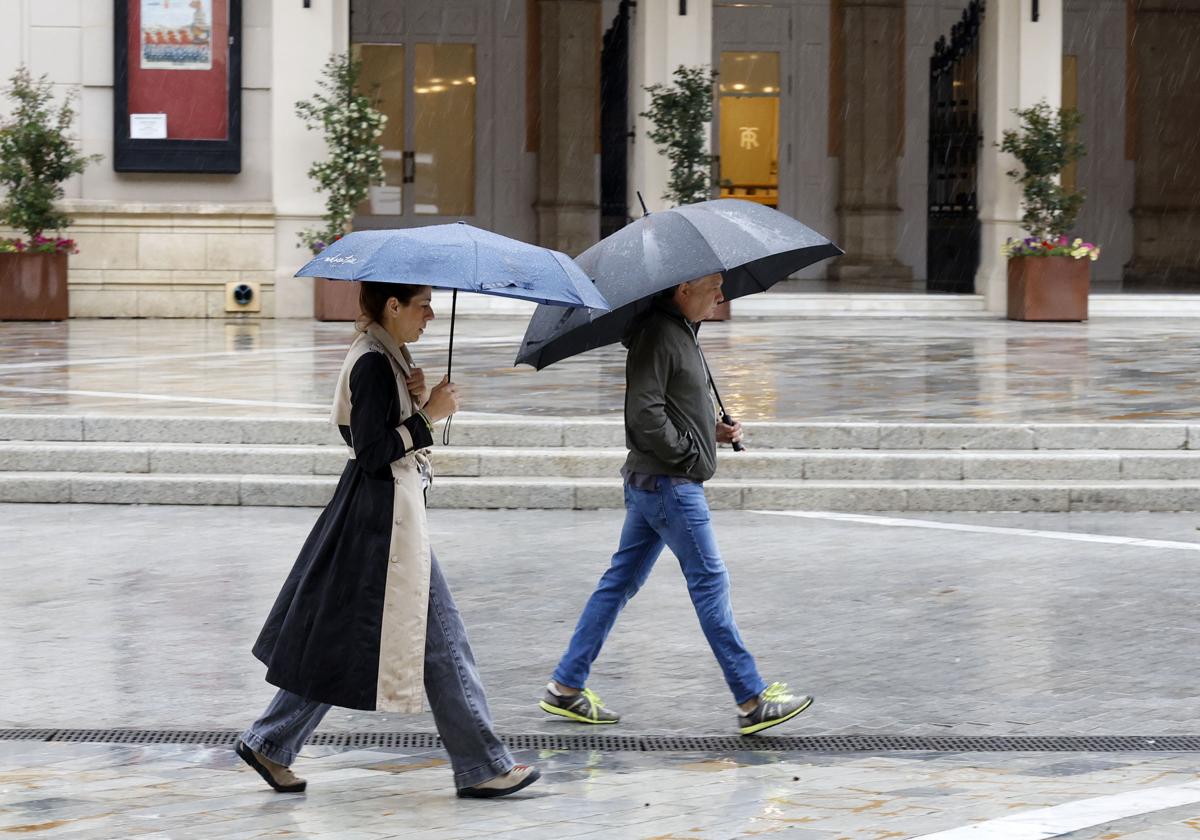 Vuelven las lluvias a la Región de Murcia y el calor se aleja por unos días de los 40 grados