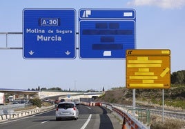 Imagen de la conexión entre la autovía A-30 y el Arco Noroeste.