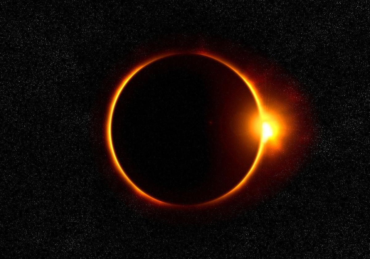 Eclipse solar total.